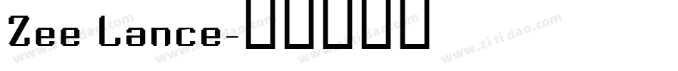 Zee Lance字体转换
